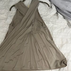 Generation love cream silky sleeveless blouse